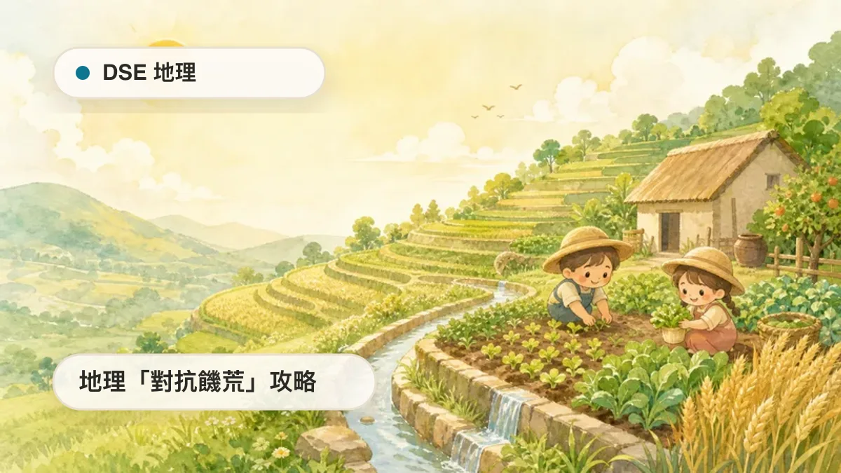DSE 地理 對抗饑荒 科技與糧食短缺