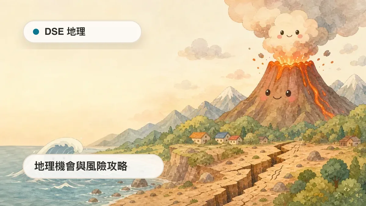 DSE 地理 機會與風險 板塊與災害