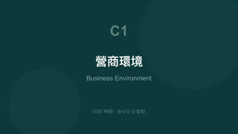 營商環境